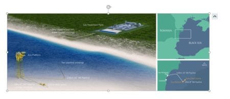 Proiectul de Dezvoltare Gaze Naturale Midia, infrastructura din largul Mării Negre şi Staţia de tratare a gazelor din comuna Corbu