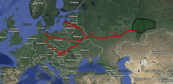 Conducta Drujba, una dintre cele mai lungi din lume, leagă Siberia de Vest de Europa -www.rt.com