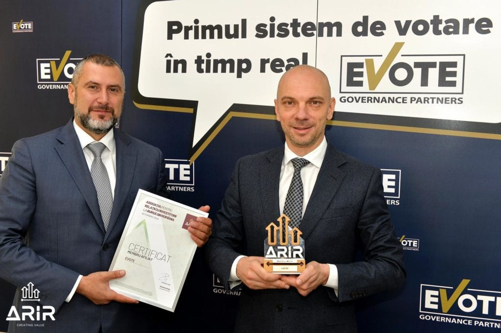 Bogdan Iliescu, Partener & Cofondator eVote & Mihai Chisu, CEO & Cofondator eVote