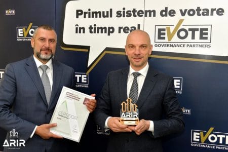 Bogdan Iliescu, Partener & Cofondator eVote & Mihai Chisu, CEO & Cofondator eVote