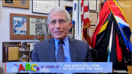 Coronavirus: Moş Crăciun e vaccinat şi gata de treabă, asigură imunologul Anthony Fauci (video)