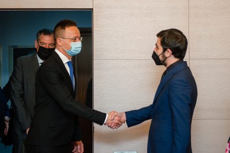 Ministrul Economiei a discutat cu Péter SZIJJÁRTÓ, ministrul afacerilor externe din Ungaria; Năsui şi-a exprimat determinarea de a facilita în continuare accesul investitorilor maghiari pe piaţa românească