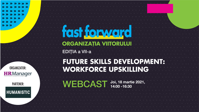 Revista HR Manager organizează evenimentul online "Future Skills Development: Workforce Upskilling", ediția VII