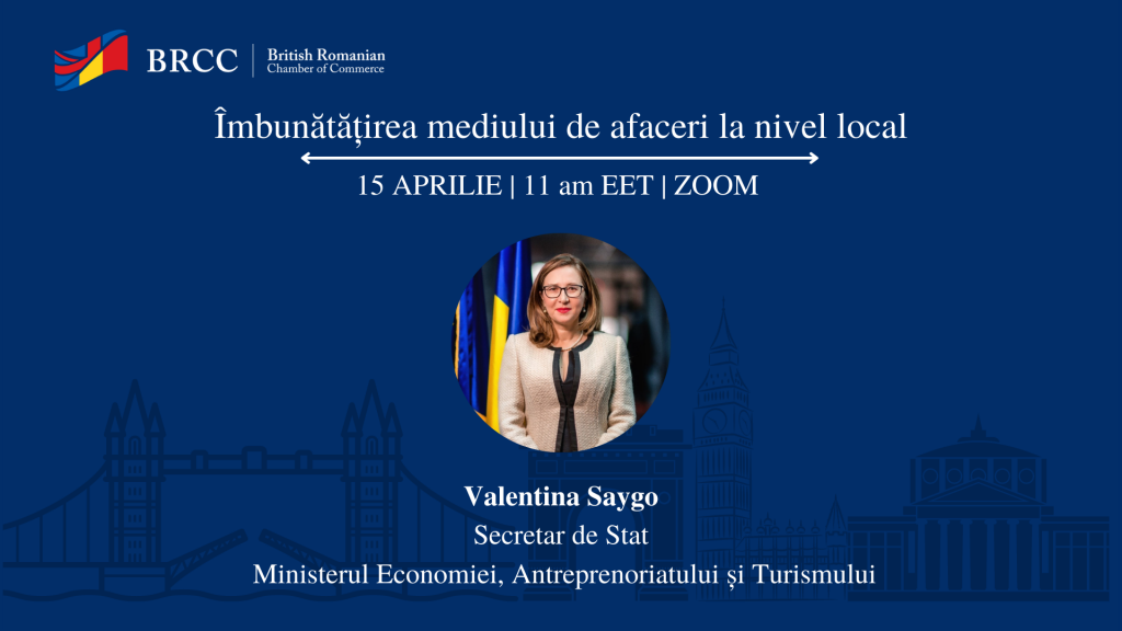 Camera de Comerț Britanică Română Valentina Saygo