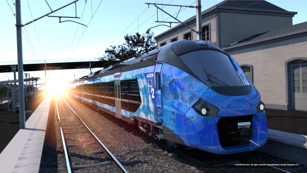 trenuri cu hidrogen de la Alstom