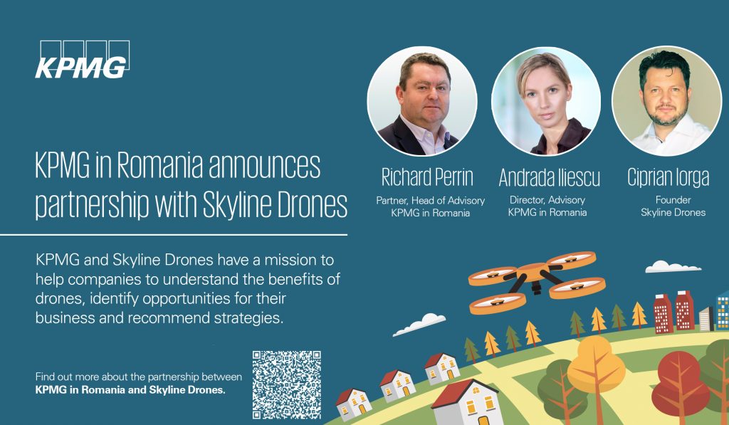 KPMG în România anunță parteneriatul cu Skyline Drones