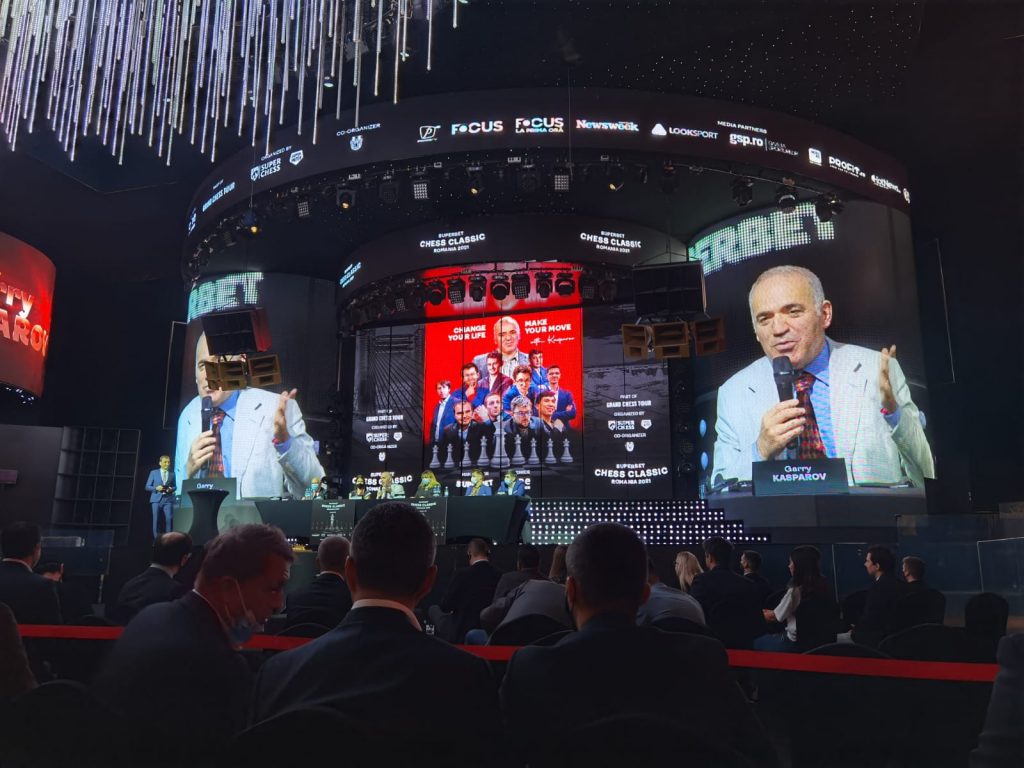 Garry Kasparov, Superbet Chess 2021, Grand Chess Tour, Romania