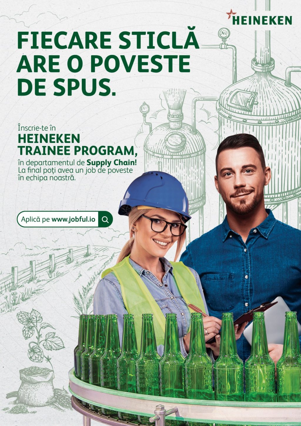 HEINEKEN România lansează HEINEKEN Trainee Program în Supply Chain, dedicat tinerilor absolvenți de studii universitare cu profil tehnic