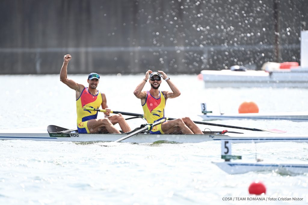 JO 2020. România, medalie de argint la dublu rame masculin