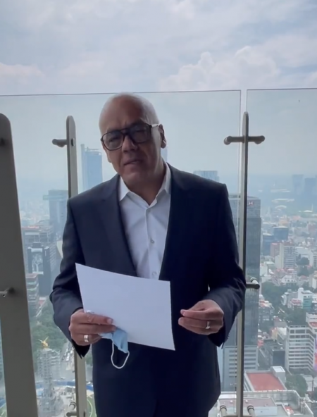 Jorge Rodriguez, reprezentantul guvernului preşedintelui Nicolas Maduro