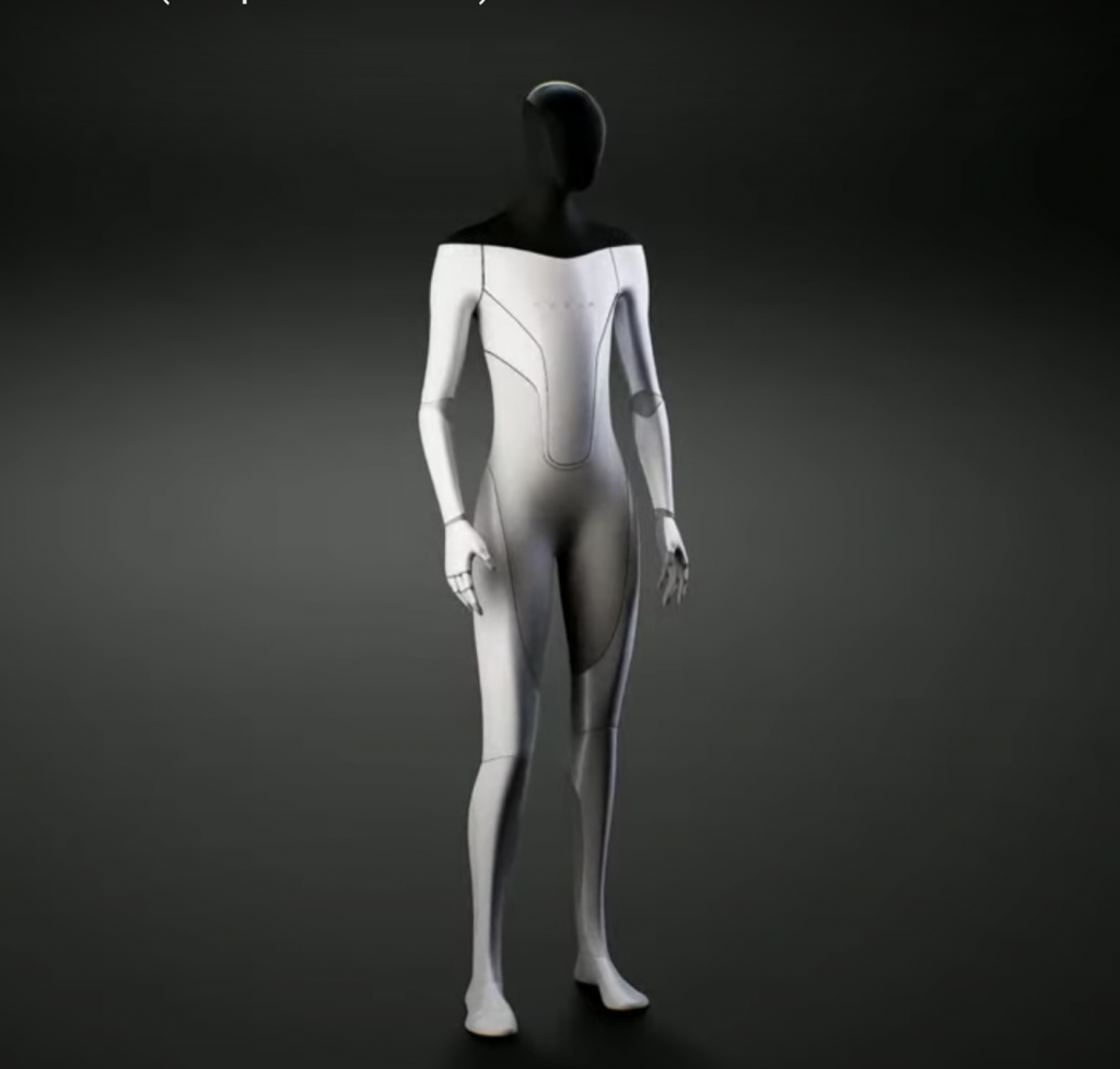 tesla bot robot