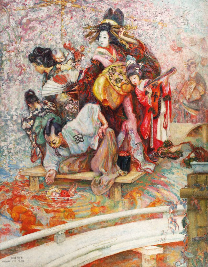 Cea mai scumpă lucrare expusă la Art Safari 2021 este "Curtezane din Shimabara" de Samuel Mutzner, care a fost adjudecata cu 160.000 de euro.