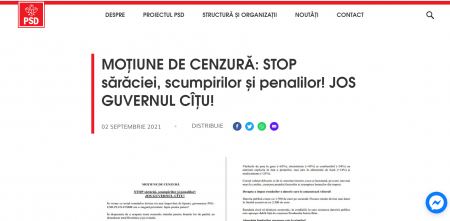 Motiune psd