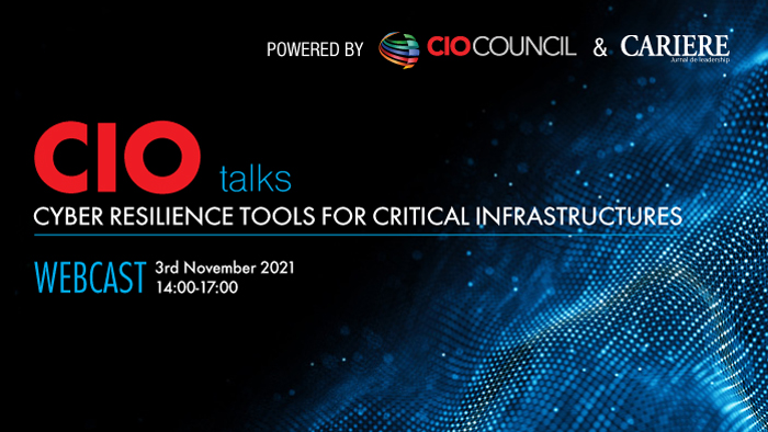 CIO Council și Revista CARIERE organizează o nouă ediție din seria de evenimente online CIO TALKS – Powered by CIO Council: Cyber Resilience tools for critical infrastructures