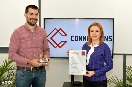 Bogdan Florea, CEO Connections & Daniela Șerban, Președinte ARIR