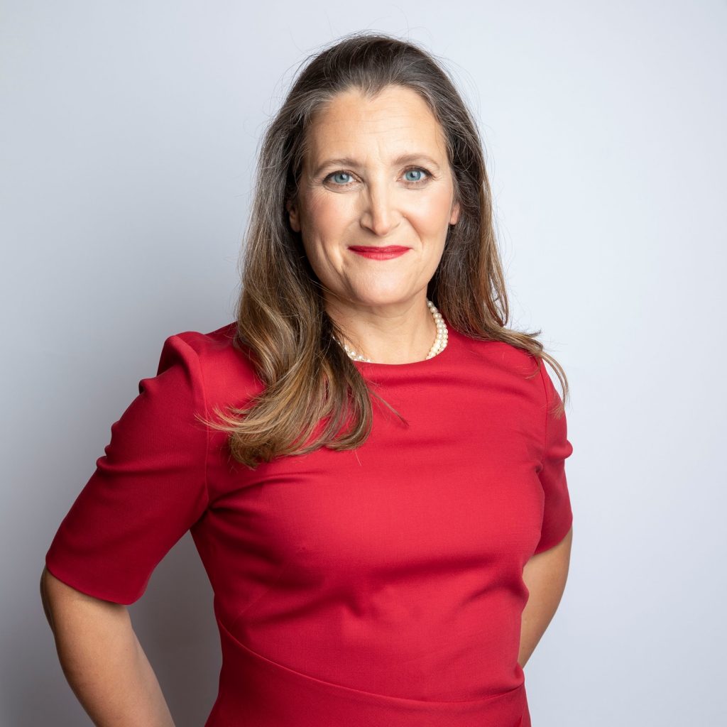 Chrystia Freeland/ Sursa foto: Twitter