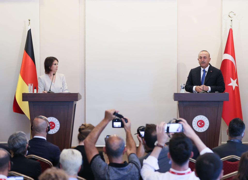 Mevlut Cavusoglu Annalena Baerbock