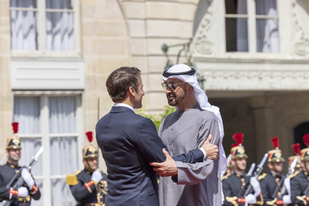 Mohammed bin Zayed al-Nahyan Macron