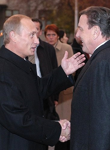 Schröder and Putin