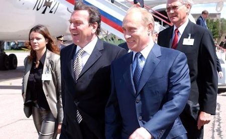 Schröder and Putin