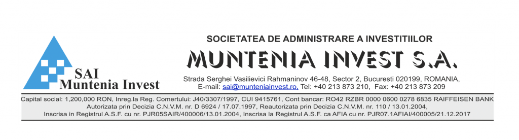 Nota de informare Fondul Deschis de Investitii PLUS Invest