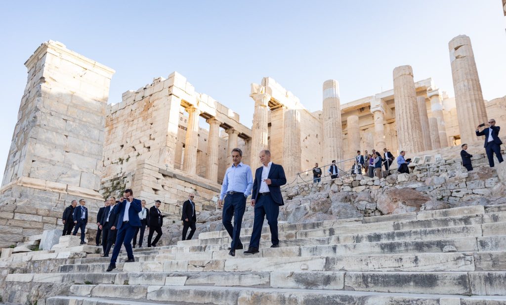 Olaf Scholz Kyriakos Mitsotakis