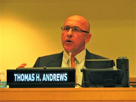 Thomas Andrews/ Sursa foto: UN Geneva /Facebook