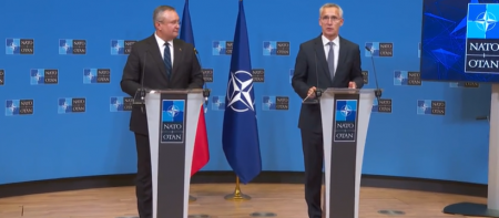Ciucă: Am accentuat &icirc;n discuţia cu Stoltenberg necesitatea ca NATO să monitorizeze atent, &icirc;n continuare, situaţia din Marea Neagră
 - poza 1