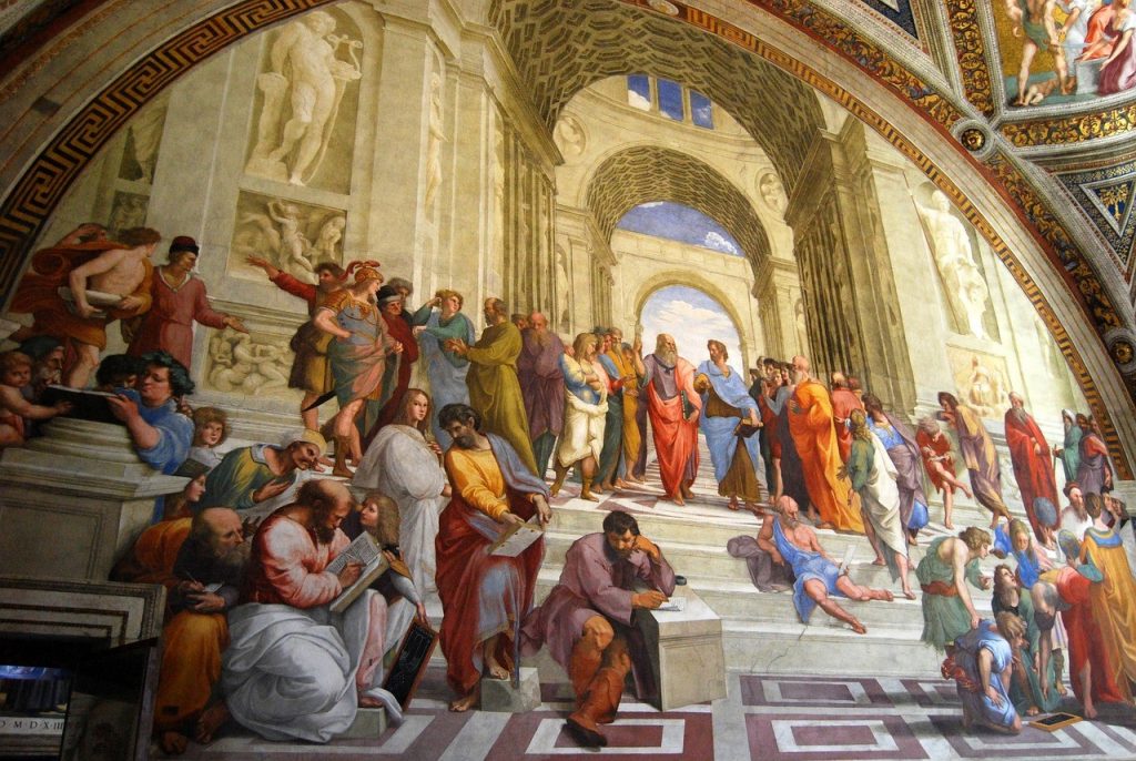 Şcoala din Atena - fresca de Raffaello Sanzio, Vatican