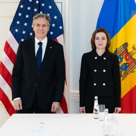 Conferinţa de Securitate: Maia Sandu s-a &icirc;nt&acirc;lnit cu Antony Blinken
 - poza 1