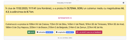 cutremur gorj