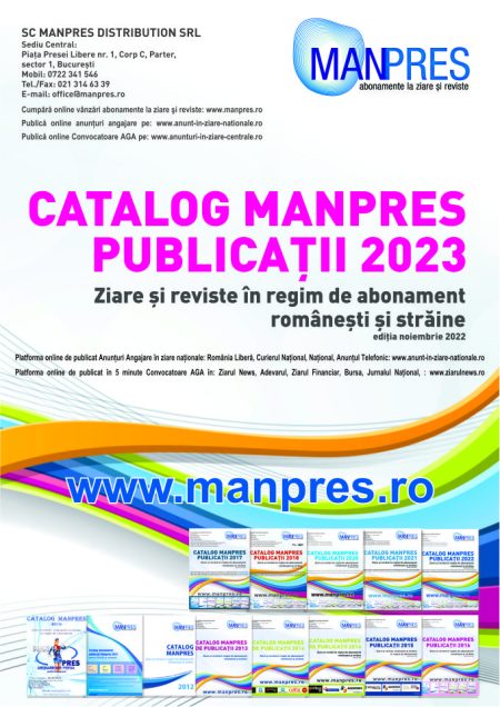 Catalogul MANPRES 2023