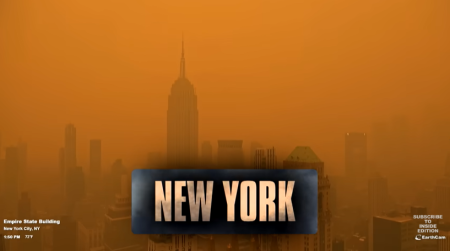 Poluarea provocată de incendiile din Canada sufocă nord-estul SUA
 - poza 1