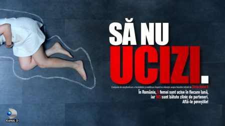 „Să nu ucizi.” – o campanie a Ştirilor Kanal D împotriva femicidului
 - poza 1