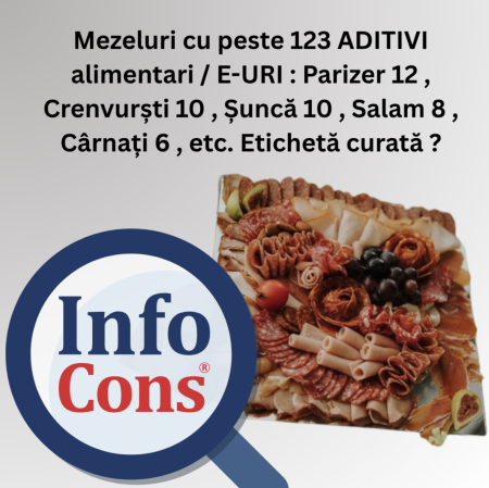 InfoCons: Mezeluri cu peste 123 ADITIVI alimentari
 - poza 1