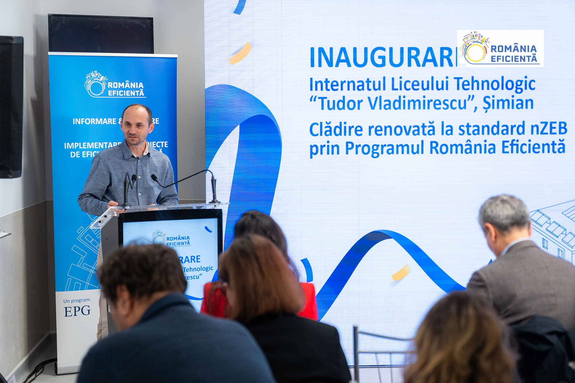 Internatul Liceului Tudor Vladimirescu din Șimian: a cincea clădire școlară renovată la standard nZEB prin România Eficientă
- poza 3