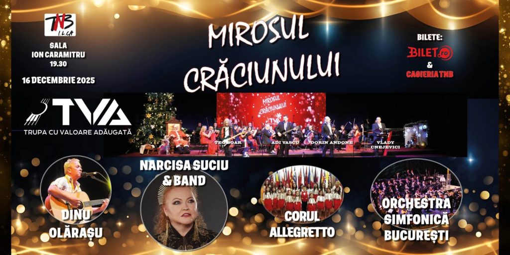 A cincea ediție a spectacolului Mirosul Crăciunului – pe 16 decembrie
 - poza 1