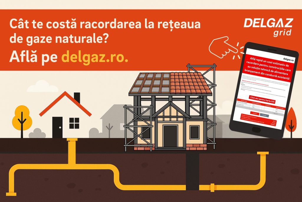 Cât costă racordarea la rețeaua de gaze naturale? Află rapid, accesând site-ul Delgaz Grid!
 - poza 1