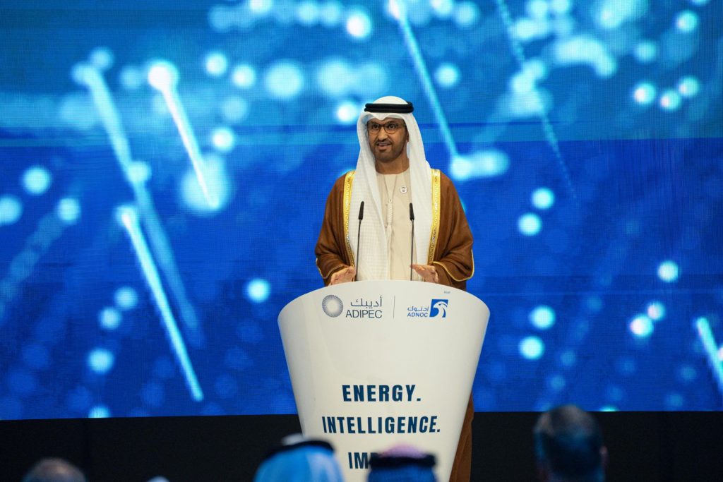 ADIPEC –  Sultan Al Jaber, CEO al grupului ADNOC:  Industria energetică trebuie să se concentreze pe date, nu pe dramatism, întrucât volatilitatea devine norma; perspectivele pe termen lung indică o creștere a cererii pentru toate formele de energie
 - poza 1