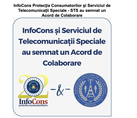 InfoCons Protecția Consumatorilor și Serviciul de Telecomunicații Speciale – STS au semnat un acord de colaborare - poza 1