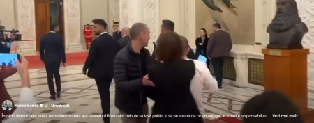 Un ofițer de presă de la Guvern a bruscat jurnaliștii pe holurile Parlamentului; Guvernul regretă “excesul de zel” al angajatului, jurnaliștii spun că problema este lipsa de transparență a Executivului – video - poza 1