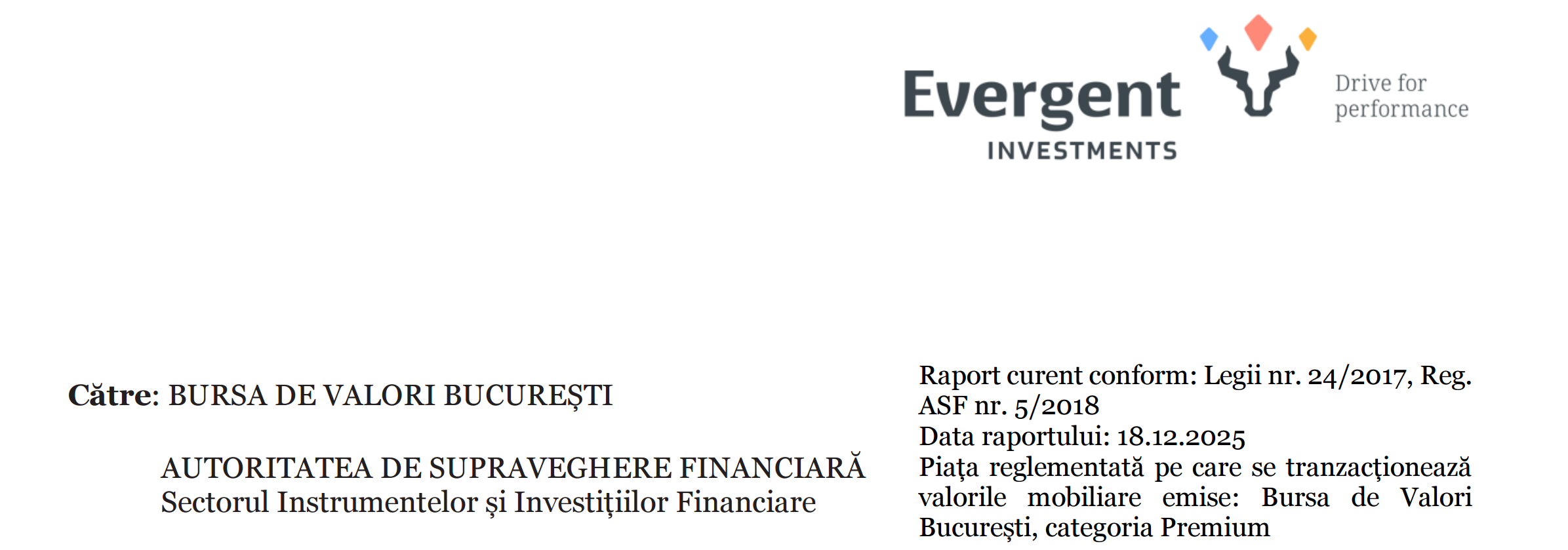 Hotărârile Adunării generale a acționarilor EVERGENT Investments din 18 decembrie 2025
- poza 1
