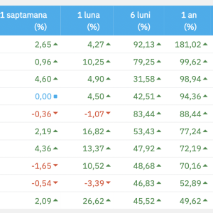 Topul performerilor de la BVB în 2025; Transgaz este liderul creșterilor, cu un avans de 181,02% în acest an - poza 1