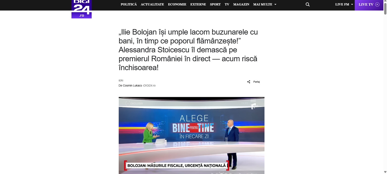 DNSC: Un nou val de tentative de fraudă &ndash; pagini false care imită identitatea unor entități media și promovează platforme fictive de investiții
 - poza 4