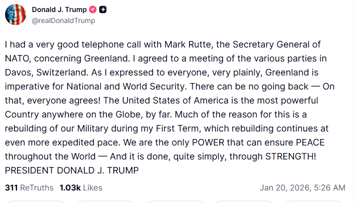 Trump: Trebuie să avem Groenlanda; Discuțiile privind Groenlanda vor avea loc &icirc;n Elveția
 - poza 1