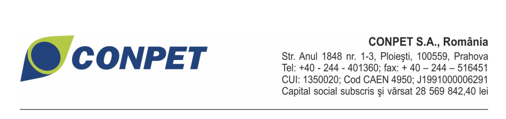ANUNȚ DE SELECȚIE &nbsp;PENTRU FUNCȚIA DE DIRECTOR GENERAL AL SOCIETĂȚII CONPET S.A.
 - poza 1