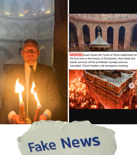 Consulul României la Haifa: Informaţiile privind interzicerea slujbelor pascale în Israel sunt false - poza 1