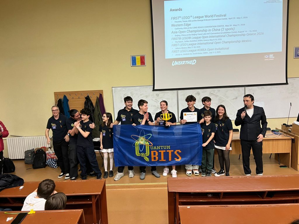 Echipa Quantum Bits c&acirc;știgă Marele Trofeu FIRST LEGO League Rom&acirc;nia și se califică la Campionatul Mondial de Robotică din Houston
 - poza 1