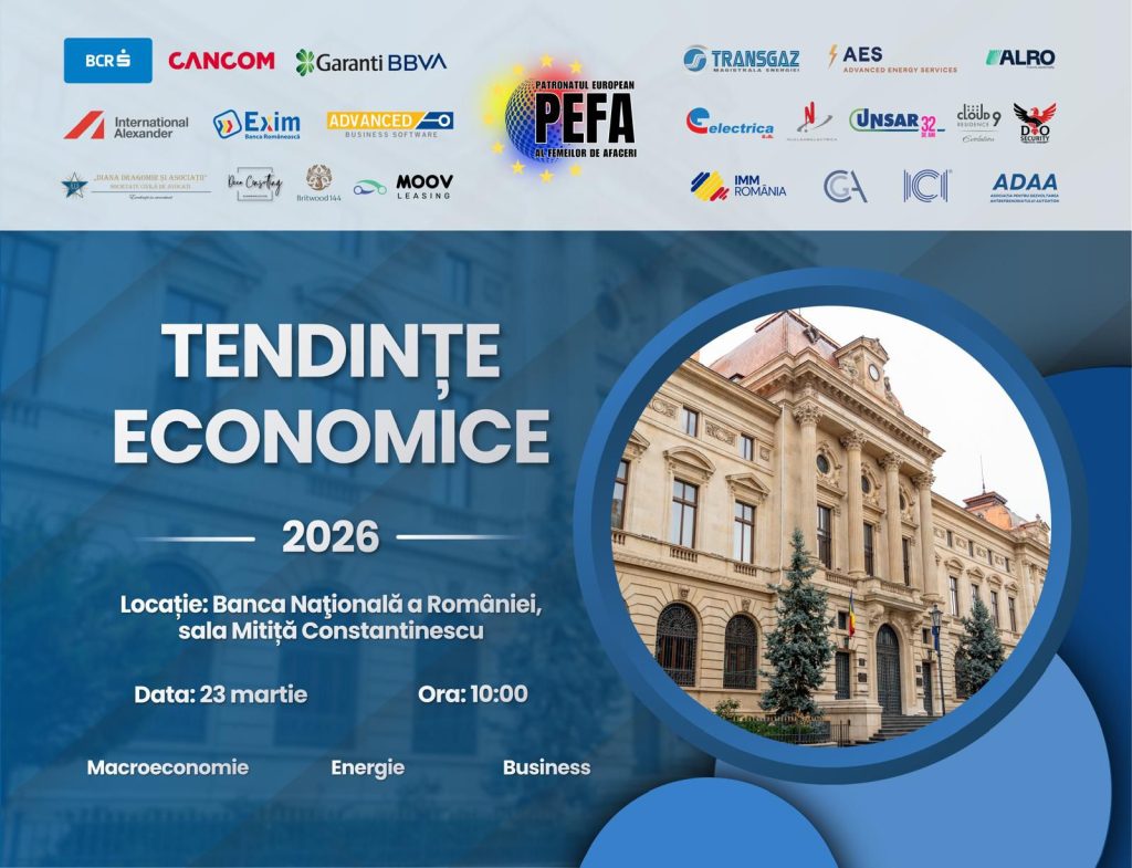 PEFA aduce Rom&acirc;nia economică la masa dialogului: Conferința &bdquo;Tendințe Economice 2026&rdquo;, la BNR
 - poza 1