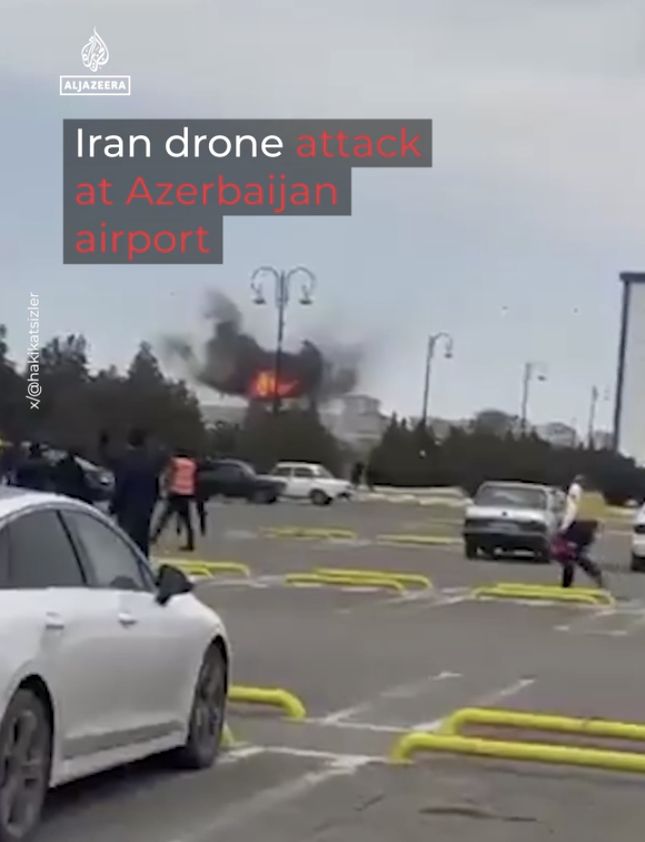 Iranul neagă că ar fi atacat Azerbaidjanul după atacul cu drone; Patru persoane au fost rănite
 - poza 1